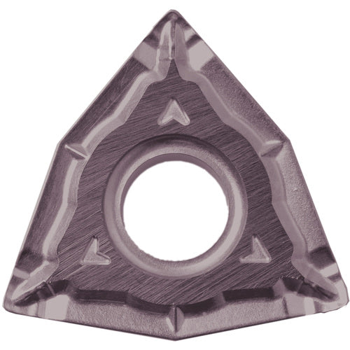 WNMG 431 WQ PV7025, 1/64″ Corner Radius, 3/16″ Thick, 1/2″ Inscribed Circle, TiCN (MEGACOAT), Trigon, Turning Indexable Insert - Exact Tooling