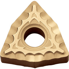 WNMG 432 XQ CA5525, 1/32″ Corner Radius, 3/16″ Thick, 1/2″ Inscribed Circle, TiCnulll2O3/TiN, Trigon, Turning Indexable Insert - Exact Tooling