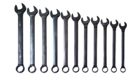 11 Piece Supercombo Wrench Set - Black Oxide Finish SAE; 1-5/16 - 2"; Tools Only - Exact Tooling
