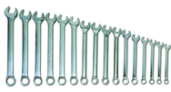 16 Piece Supercombo Wrench Set - High Polish Chrome Finish SAE; 1-5/16 - 2-1/2"; Tools Only - Exact Tooling