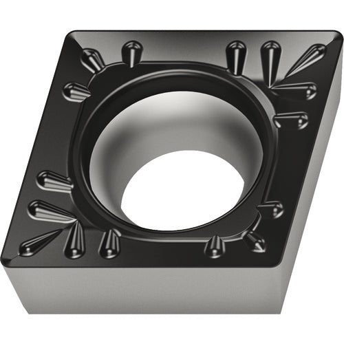 CCMT 432 Single-sided|T WKK10S, 1/32″ Corner Radius, 3/16″ Thick, 1/2″ Inscribed Circle, 80° Diamond, Turning Indexable Insert - Exact Tooling