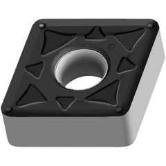 CNMG 431 Double-sided|G WPP10S, 1/64″ Corner Radius, 3/16″ Thick, 1/2″ Inscribed Circle, 80° Diamond, Turning Indexable Insert - Exact Tooling