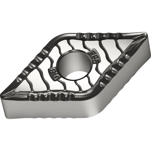 DNMG 331 Double-sided|G WPP20S, 0.008″ Corner Radius, 3/16″ Thick, 3/8″ Inscribed Circle, 55° Diamond, Turning Indexable Insert - Exact Tooling