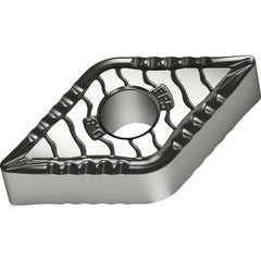 DNMG 331 Double-sided|G WPP20S, 0.008″ Corner Radius, 3/16″ Thick, 3/8″ Inscribed Circle, 55° Diamond, Turning Indexable Insert - Exact Tooling
