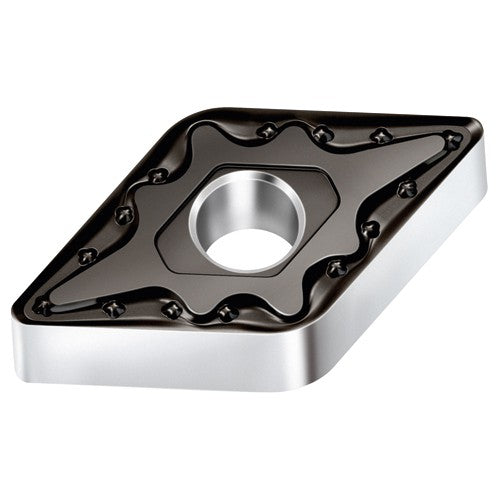 DNMG 331 Double-sided|G WSM30, 1/64″ Corner Radius, 3/16″ Thick, 3/8″ Inscribed Circle, 55° Diamond, Turning Indexable Insert - Exact Tooling