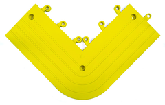 ErgoDeck Outside Corners (4/Case) - 6' x 15' x 15' (Yellow) - Exact Tooling