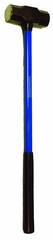 10 lb - 16" Fiberglass Handle - 2-1/8" Head Diameter - Sledge Hammer - Exact Tooling