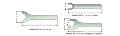 WRENCH ER32 CLICKIN 32 SPARE PARTS - Exact Tooling