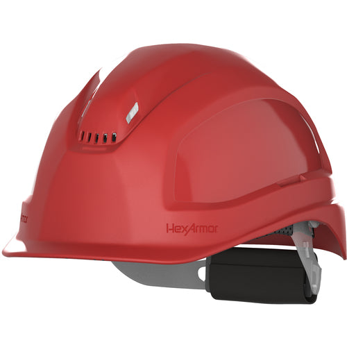 XP250 - Red - Vented - Short Brim