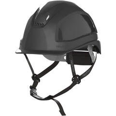 XP450A - Black - Vented - Short Brim - with 4-Pt Chin Strap