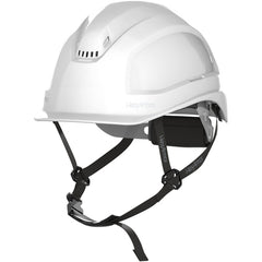 XP450A - White - Vented - Short Brim - with 4-Pt Chin Strap