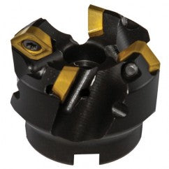 4" Dia. 45 Degree Face Mill - Uses SEH_ 43 Inserts - Exact Tooling