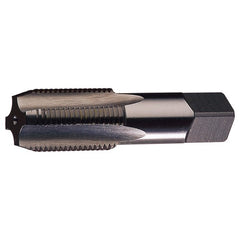 ‎1-11.5 NPS 5 Flute HSS Medium Hook Straight NPS Thread Straight Pipe Tap- Bright - Exact Tooling