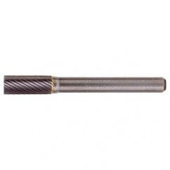 SB-43 Standard Cut Solid Carbide Bur-Cylindrical with End Cut - Exact Tooling