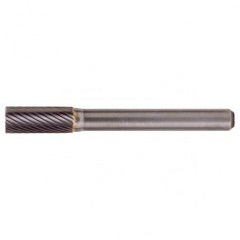 SB-43 Standard Cut Solid Carbide Bur-Cylindrical with End Cut - Exact Tooling