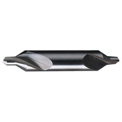 #3 × 2″ OAL 60 Degree Carbide Plain Center Drill Bright - Exact Tooling