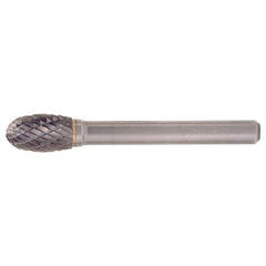 SE-5 Double Cut Solid Carbide Bur-Egg Shape - Exact Tooling