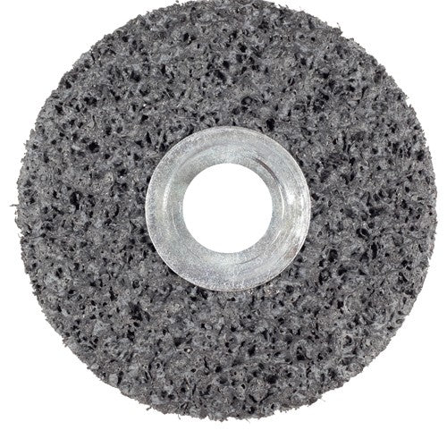 Scotch-Brite Clean and Strip Unitized Wheel CS-UW 7S Extra Coarse 4″ × 1/4″ × 1/4″ - Exact Tooling