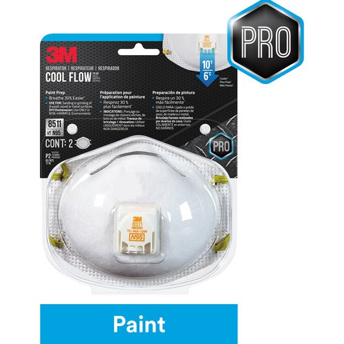 3M Paint Sanding Valved Respirator 8511P2-DC-PS - Exact Tooling