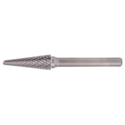 SL-6 Double Cut Solid Carbide Bur-Cone Radius Shape - Exact Tooling