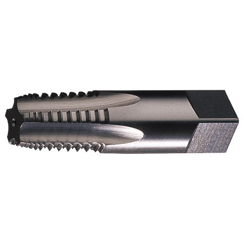 ‎1/8-27 NPT 5 Flute HSS Interrupted Thread Medium Hook Taper Taper Pipe Tap- Bright - Exact Tooling