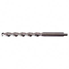 #26 RHS / RHC HSS 118 Degree Notched Point HSS Parabolic Taper Length Drill - Bright - Exact Tooling