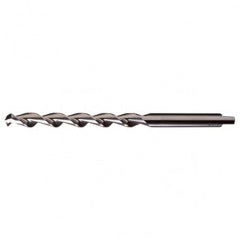 #26 RHS / RHC HSS 118 Degree Notched Point HSS Parabolic Taper Length Drill - Bright - Exact Tooling