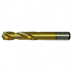 #56 RHS / RHC HSS 135 Degree Split Point Heavy Duty Screw Machine Drill - TiN - Exact Tooling