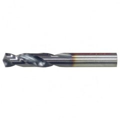 #12 RHS / RHC HSS-CO 8% (M42) 135 Degree Split Point Cobalt Heavy Duty Screw Machine Drill - TiCN - Exact Tooling