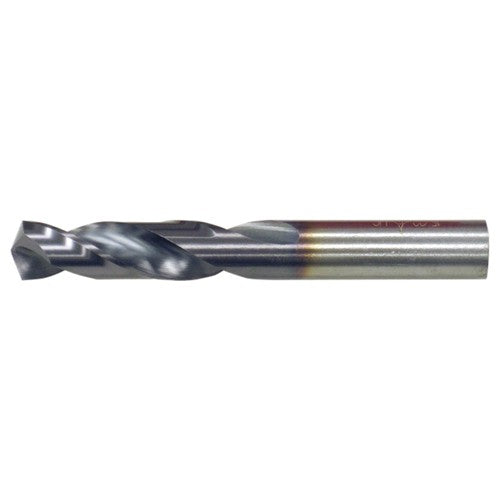 10.00mm RHS / RHC HSS-CO 8% (M42) 135 Degree Split Point Cobalt Heavy Duty Screw Machine Drill - TiCN - Exact Tooling