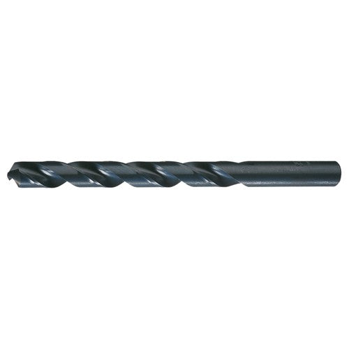 9.00mm RHS / RHC HSS 118 Degree Radial Point General Purpose Jobber Length Drill - Steam Oxide - Exact Tooling