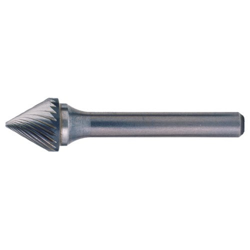 SK-6 Standard Cut Solid Carbide Bur-Included Angle Shape - Countersink - Exact Tooling