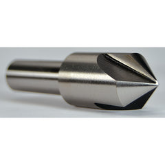 ‎1″ Size-1/2″ Shank-60° 3 Flute Center Countersink - Exact Tooling
