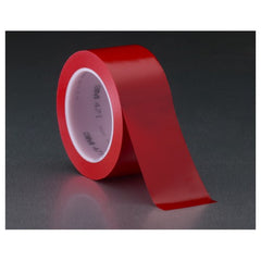 3M Vinyl Tape 471 Red 3/8″ × 36 yd 5.2 mil 96 rolls per case Individually Wrapped Conveniently Packaged - Exact Tooling
