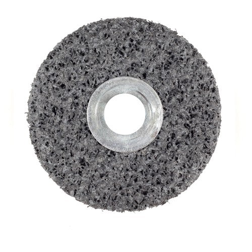 Scotch-Brite Clean and Strip Unitized Wheel CS-UW 7S Extra Coarse 3″ × 1/2″ × 3/8″ - Exact Tooling