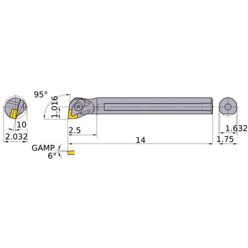 S-DCLNR-284-C BORING BAR
