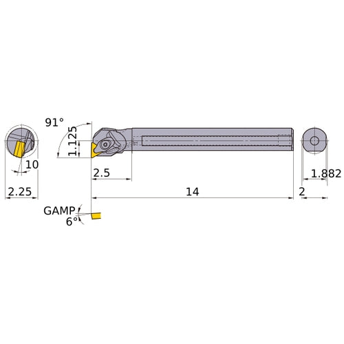 S-DTFNL-324-C BORING BAR
