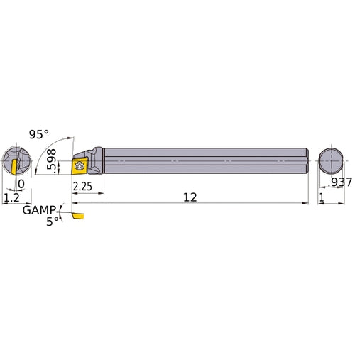 S-FSCLPR-163-C BORING BAR