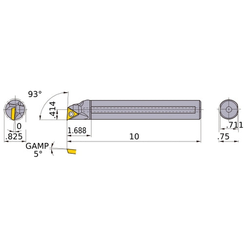 S-FSTUPL-122-C BORING BAR
