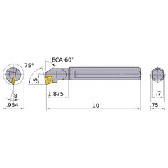 S-SSKCR-123 BORING BAR