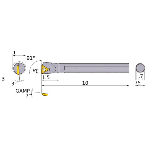 S-STFER-123 BORING BAR