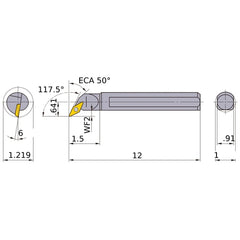 S-SVQCR-163 BORING BAR