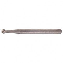 SD-42 Standard Cut Solid Carbide Bur-Ball Shape - Exact Tooling