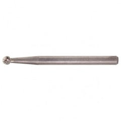 SD-42 Standard Cut Solid Carbide Bur-Ball Shape - Exact Tooling