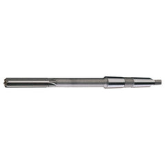 1/2 STR / RHC HSS Taper Shank Straight Flute Reamer - Bright - Exact Tooling