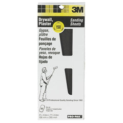 3M Drywall Sanding Sheet 99431NA 4 3/16″ × 11 1/4″ 150 Grit - Exact Tooling