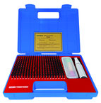 240 Pc. X-Tended Range Pin Gage Set .011 - .250" in .001" Increments (Plus) - Exact Tooling