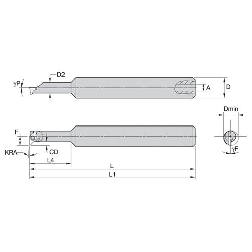 CSPI2505001225R WG STEEL PROFILING BAR - Exact Tooling