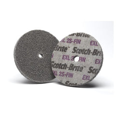 Scotch-Brite EXL Unitized Wheel XL-UW 2S Fine 3″ × 1/4″ × 1/4″ - Exact Tooling