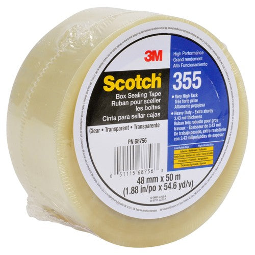 Scotch Box Sealing Tape 355 Clear 48 mm × 50 m - Exact Tooling